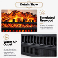 Home heater,portable electric fireplace with flame simulation,decorative item,new charcoal-burning fireplace,core home-style vil