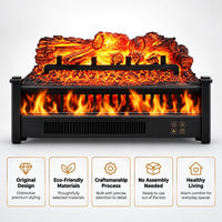 Home heater,portable electric fireplace with flame simulation,decorative item,new charcoal-burning fireplace,core home-style vil